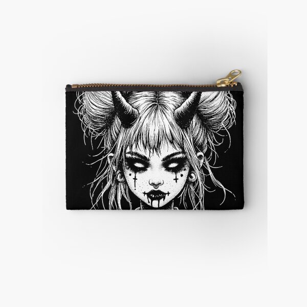 Item preview, Dark Art Devil Girl Kids Demon Woman Face Hell  designed and sold by MORSPECTIVE.