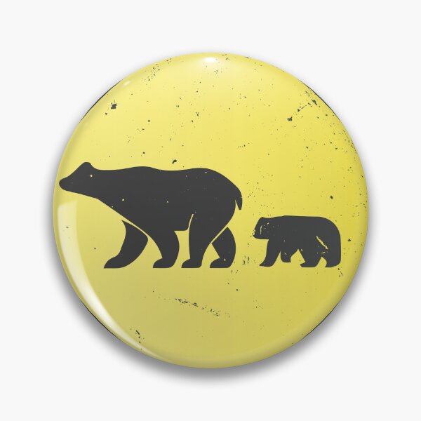 Item preview, Bear Crossing Warning Sign designed and sold by Artful-inks.
