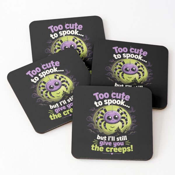 Item preview, Too Cute To Spook Spider Funny Creeps Gift designed and sold by Say It With Ink.