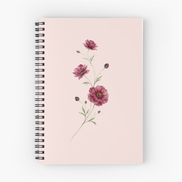 Item preview, Butterfly Ranunculus Watercolor Floral Pattern designed and sold by Elżbieta  Kaps.