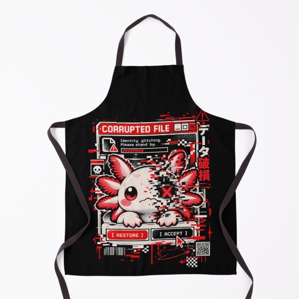 Item preview, Corrupted File - Glitch Axolotl Manga designed and sold by Visual Dept..