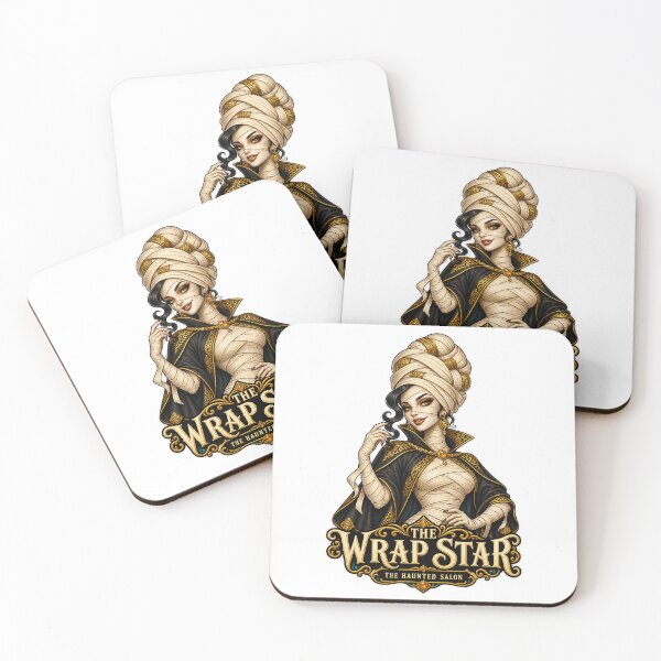 Item preview, THE HAUNTED SALON COLLECTION - THE WRAP STAR designed and sold by WheelieGdArt.