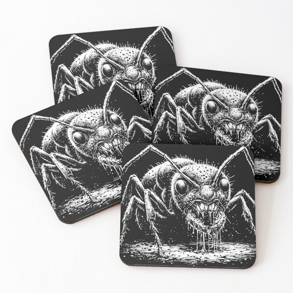 Item preview, Dark Art Ant Insect Bugs Scary Death Skull Tattoo designed and sold by MORSPECTIVE.