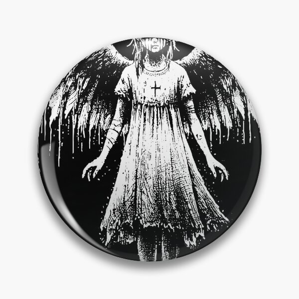 Item preview, Dark Art Devil Girl Kids Demon Woman Face Hell Tattoo designed and sold by MORSPECTIVE.