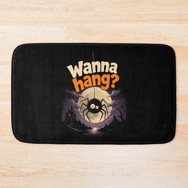 Item preview, Wanna Hang Funny Spider Pun Halloween Gift designed and sold by Say It With Ink.