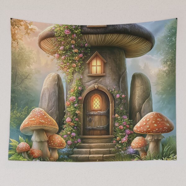 Item preview, The Enchanted Mushroom Cottage designed and sold by MyMagicalPlace.