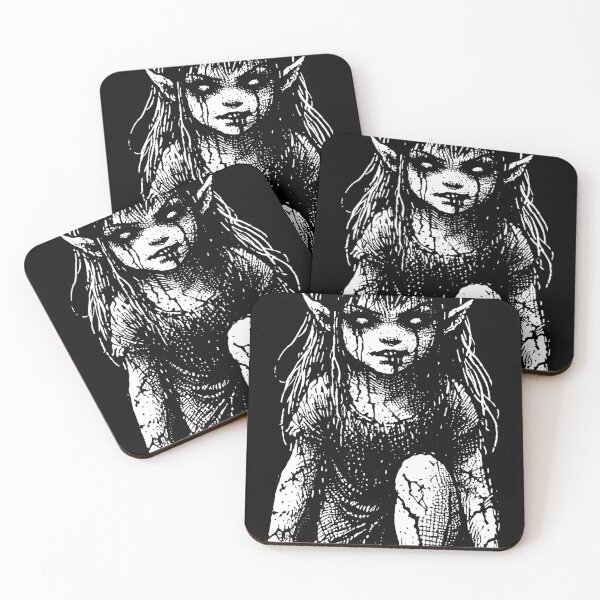Item preview, Dark Art Devil Girl Kids Demon Woman Face Hell designed and sold by MORSPECTIVE.