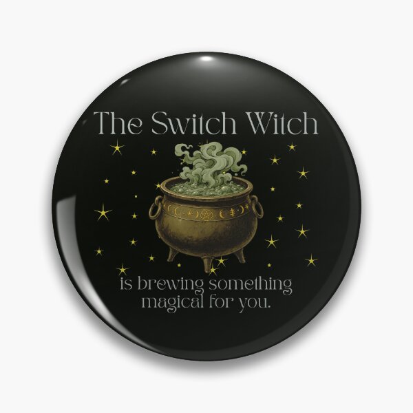 Item preview, The Switch Witch Is Brewing Something Magical (Dark Apparel) designed and sold by CoOvcr.