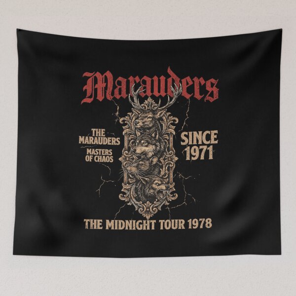 Item preview, The Marauders Midnight Tour 1978 Vintage Rock Art designed and sold by NoeValdric.