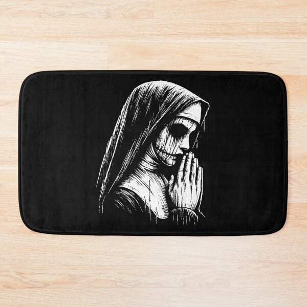 Item preview, Dark Art Nun Prayer Horror Ghost Scary Creepy designed and sold by MORSPECTIVE.
