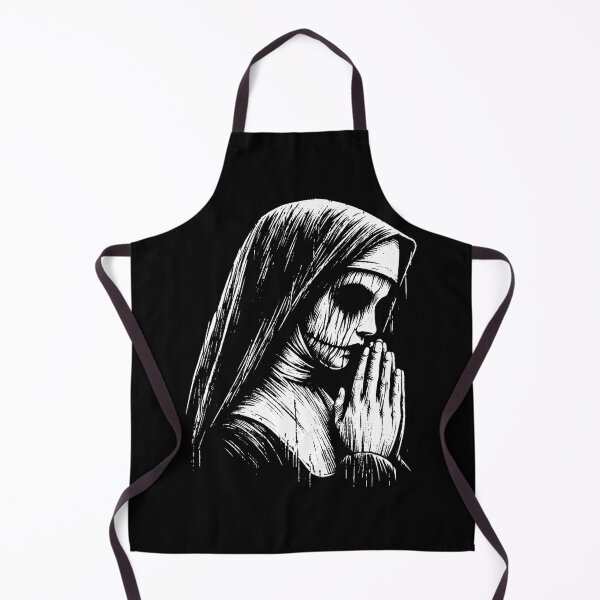 Item preview, Dark Art Nun Prayer Horror Ghost Scary Creepy designed and sold by MORSPECTIVE.
