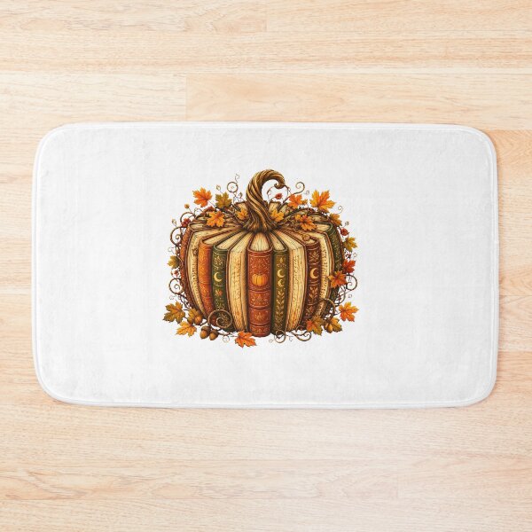 Item preview, Book Pumpkin Autumn Fall Leaves Reading Lover Gift designed and sold by Maladies.