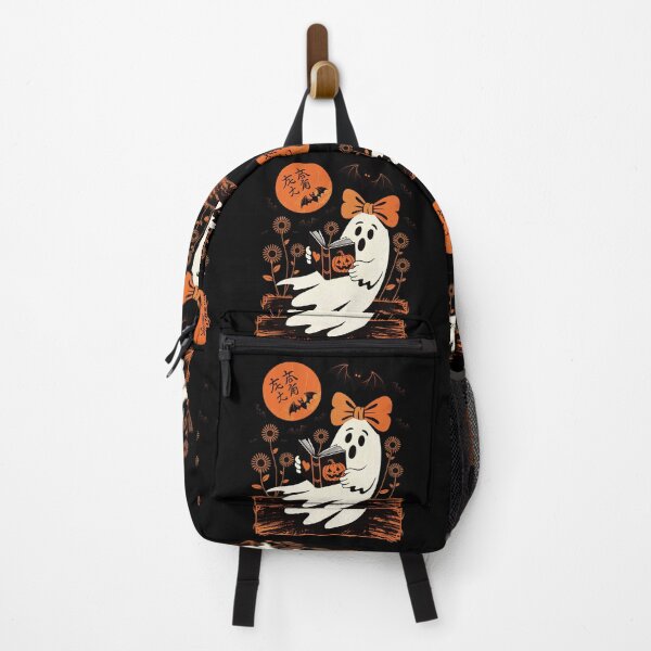 Item preview, Ghost Reading Book Retro Halloween Boo designed and sold by Zizo-DR44.
