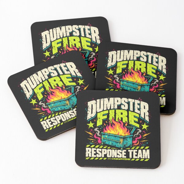Item preview, Dumpster Fire Response Team Workplace Humor Coworker Problem Solver designed and sold by HumansStuck12.