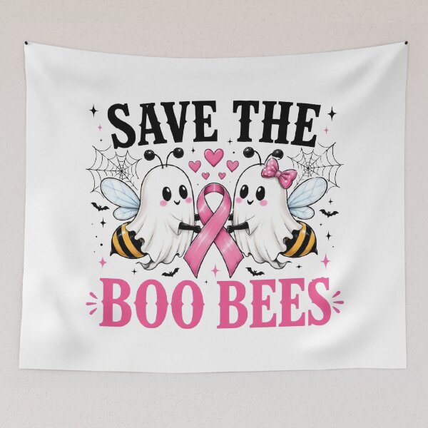 Item preview, Save The Boo Bees Breast Cancer Women Halloween designed and sold by Vicky021.