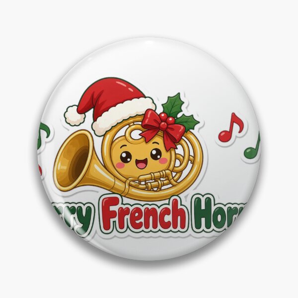 Item preview, French Horn Christmas Merry French Horn-mas Gift designed and sold by Soft Merch.