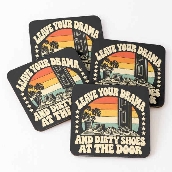Item preview, Leave Your Drama And Dirty Shoes At The Door Home House Rules Host Gift designed and sold by SkeletonsDanger.
