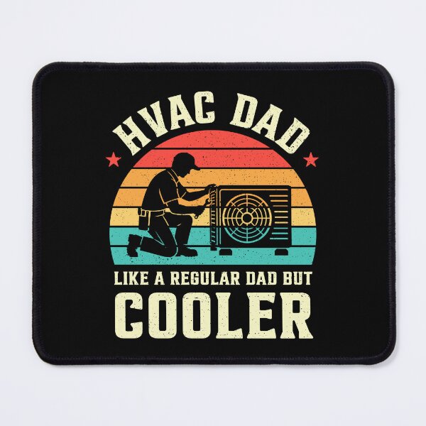 Item preview, HVAC Dad Like A Regular Dad But Cooler Retro designed and sold by RareBunny.