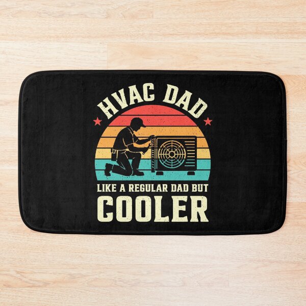 Item preview, HVAC Dad Like A Regular Dad But Cooler Retro designed and sold by RareBunny.