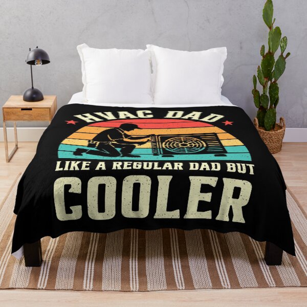 Artikelvorschau, HVAC-Papa – wie ein normaler Papa, nur cooler im Retro-Stil entworfen und verkauft von RareBunny.
