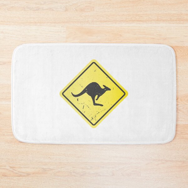 Item preview, Kangaroo Warning Sign designed and sold by Artful-inks.