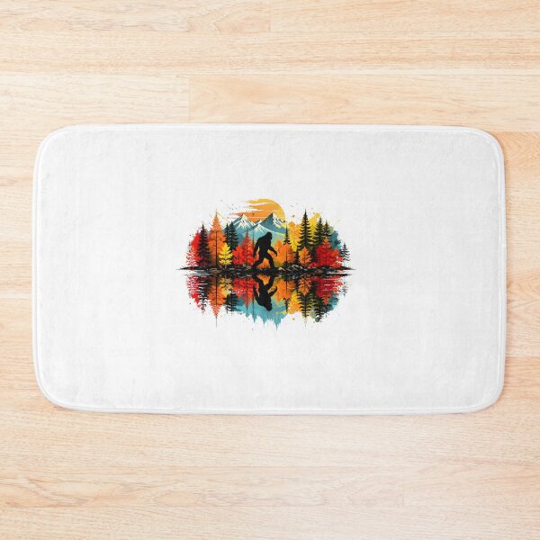Item preview, Vibrant Bigfoot Forest Reflection Art designed and sold by MLETEM-P.