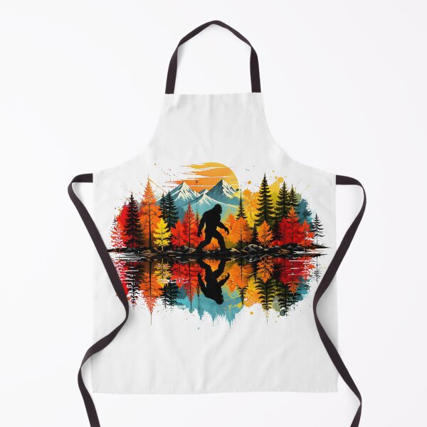 Item preview, Vibrant Bigfoot Forest Reflection Art designed and sold by MLETEM-P.