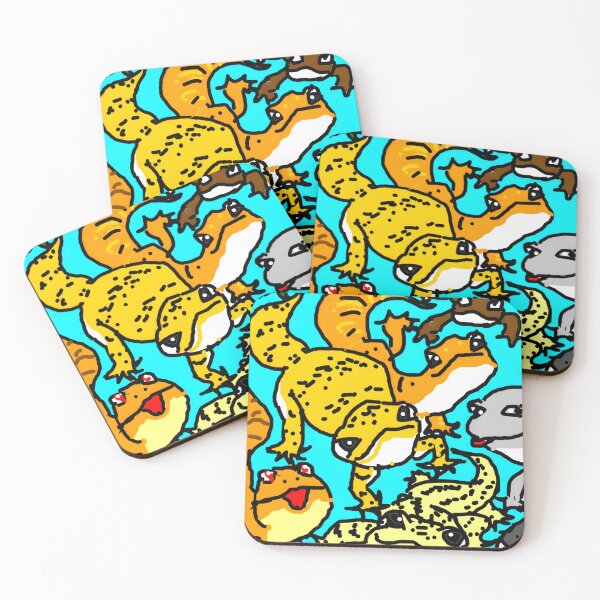 Item preview, Lindos dibujos animados de salamandras anfibias con divertidos patrones designed and sold by lcnsdjstrtrystd.