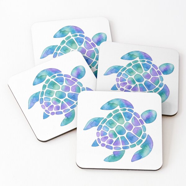 Item preview, Watercolor Sea Turtle designed and sold by LuloCreative.