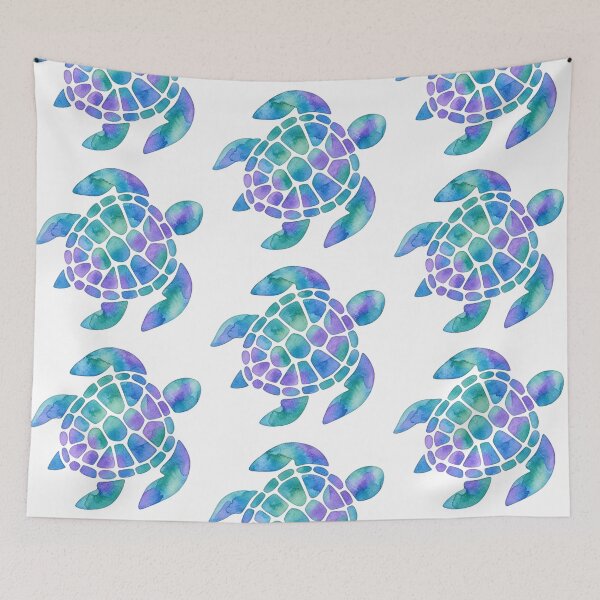 Item preview, Watercolor Sea Turtle designed and sold by LuloCreative.