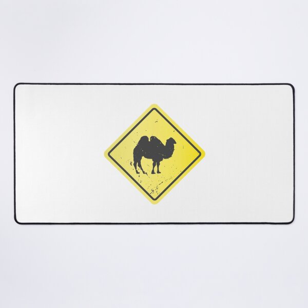 Item preview, Camel Crossing Warning Sign designed and sold by Artful-inks.