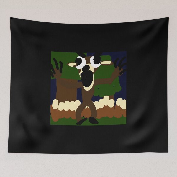 Item preview, Funny Cartoon Monkey Dancing in Forest designed and sold by lcnsdjstrtrystd.