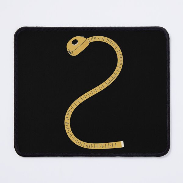 Item preview, Yellow Tape Measure Snake S Curve Vector Art designed and sold by bvdesignart.