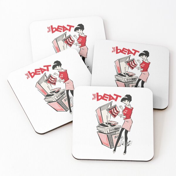 Item preview, The Beat Retro Ska Girl Vinyl Record Art designed and sold by TadeoNivar.