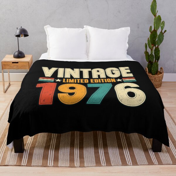 Artikelvorschau, Vintage 1976 Limited Edition 50th Birthday Retro Typography entworfen und verkauft von stmpdwrld.