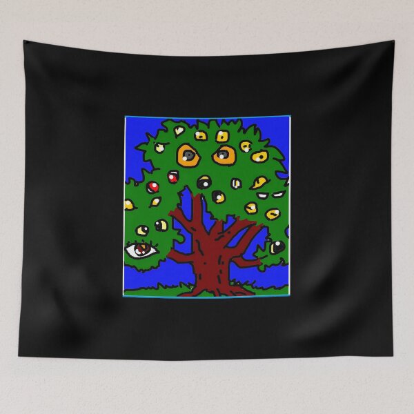 Item preview, Surreal Tree With Multiple Colorful Eyes designed and sold by lcnsdjstrtrystd.