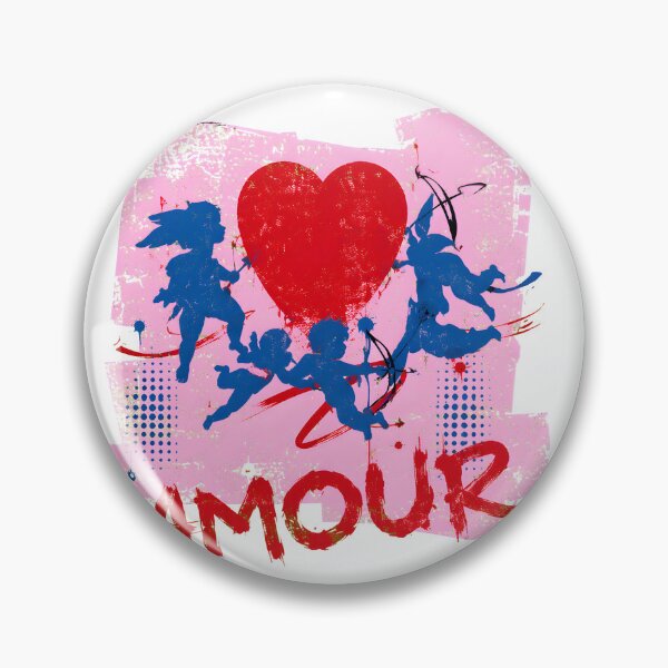 Item preview, Cherub Amour Heart Vintage Love Valentine designed and sold by MLETEM-P.