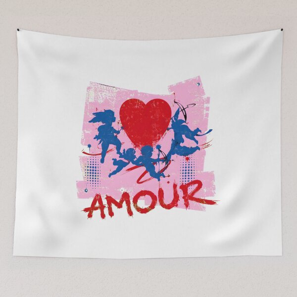 Aperçu de l'œuvre Cœur Cherub Amour Vintage Amour Saint-Valentin créée et vendue par MLETEM-P.