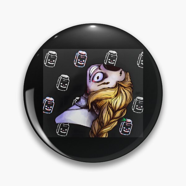 Item preview, Stylized Distorted Face with Braided Hair and Smiling Jars designed and sold by elijbclaude.