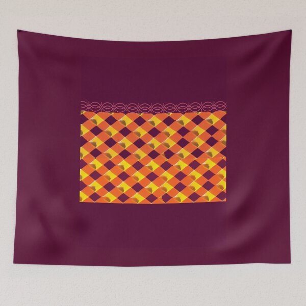 Item preview, Tangerine And Eggplant designed and sold by lifeinspired4u.