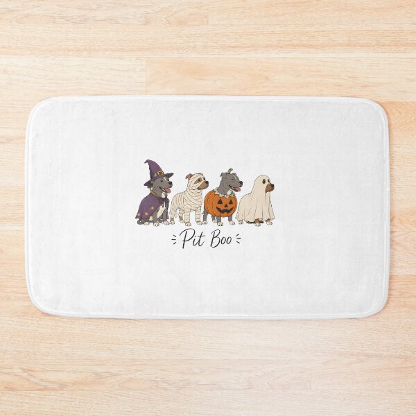 Item preview, Pit Boo Witch Mummy Pumpkin Ghost Dogs Halloween designed and sold by MLETEM-P.