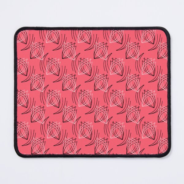 Item preview, Abstract lines on a retro coral background designed and sold by fuzzyfox.
