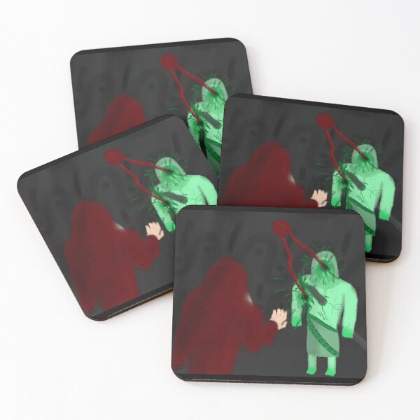 Item preview, Dark Fantasy Shooter with Red Cloak and Green Target designed and sold by lcnsdjstrtrystd.