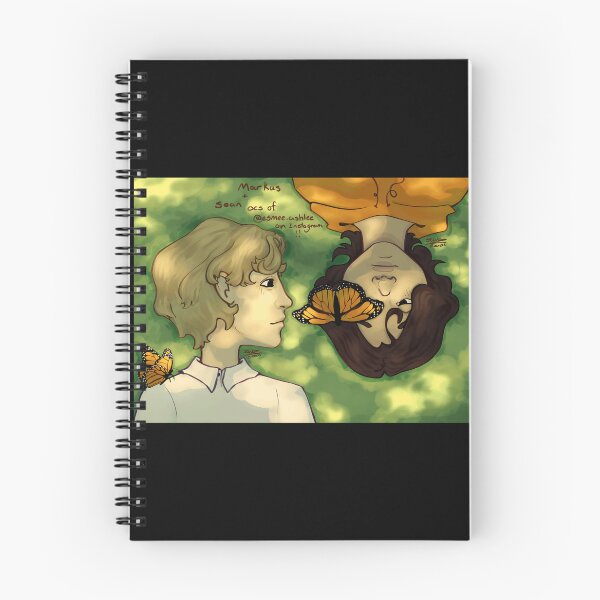 Item preview, Artistic Portrait of Two People with Monarch Butterflies designed and sold by elijbclaude.