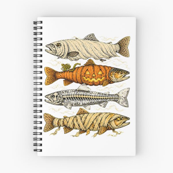 Item preview, Halloween Fish Ghost Pumpkin Skeleton Mummy designed and sold by MLETEM-P.