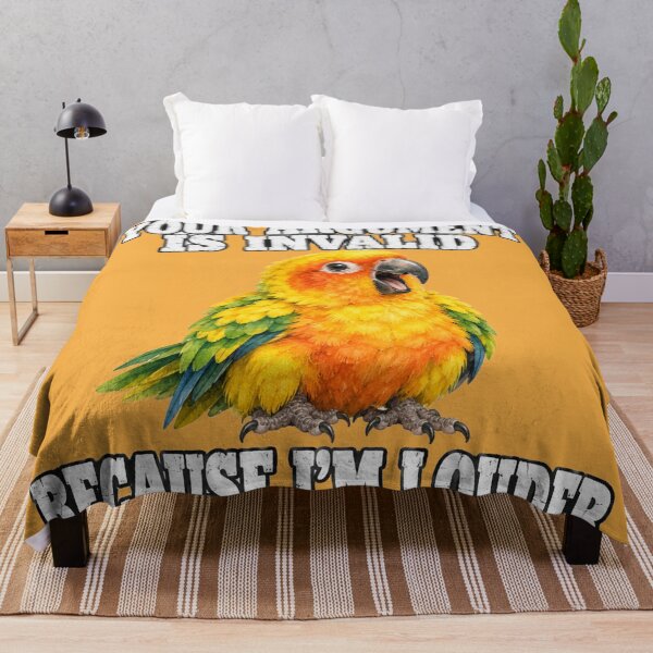Item preview, Your Argument Invalid Because Louder Screaming Conure designed and sold by Yellowriversss.