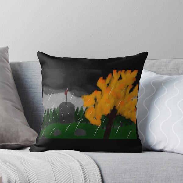 Item preview, Rainy Autumn Night With Tree and Tower designed and sold by lcnsdjstrtrystd.