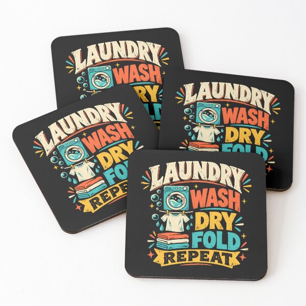 Item preview, Laundry Wash Dry Fold Repeat Homemaker Household Routine designed and sold by HumansStuck12.