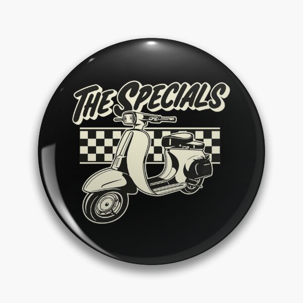 Item preview, The Specials Two Tone Ska Vintage Scooter Art designed and sold by TadeoNivar.