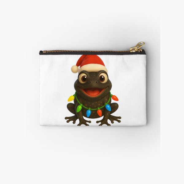 Item preview, Cheerful Monte Iberia Eleuth Frog Christmas designed and sold by Sillytoe.